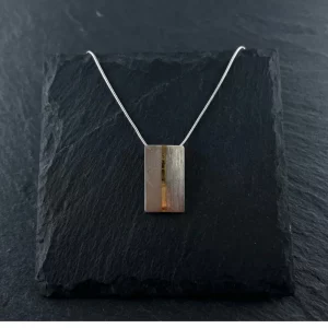 collier argent massif et or Car 'O Folies