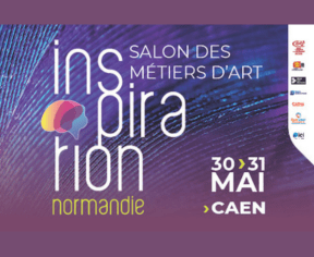 4ème édition du salon des Métiers d’Art Inspiration Normandie se tiendra les 30 et 31 mai dans un lieu prestigieux et central à Caen : l’Abbaye aux Dames